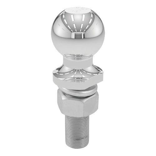 CURT 40074 Trailer Hitch Ball Chrome, 6,000 lbs, 2-Inch Diameter, 1 x 3-Inch Shank