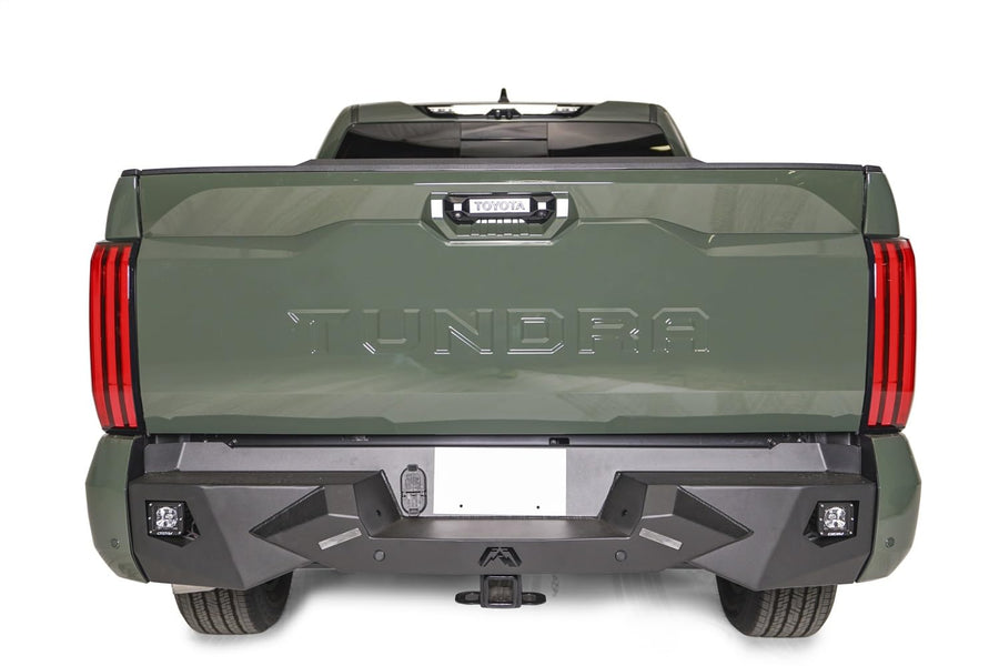 Fab Fours Vengeance TT22-E5451-1 Rear Bumper fits 22-23 Toyota Tundra - 2 Stage Black Powder Coated
