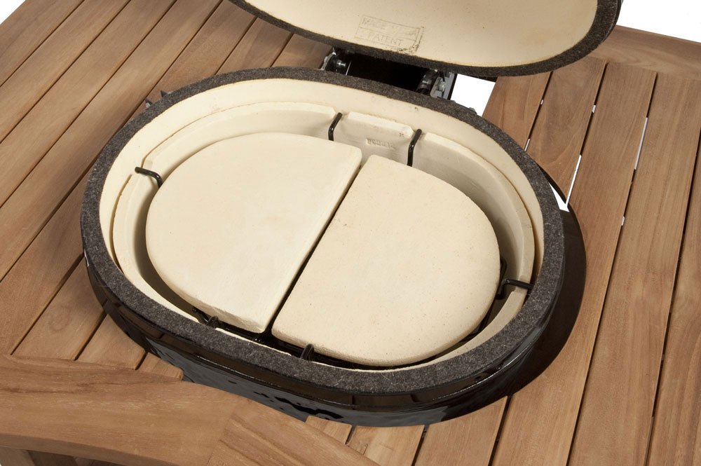 Primo Ceramic Heat Reflector Plates 324 for Primo Oval XL Grill, 2 per Box