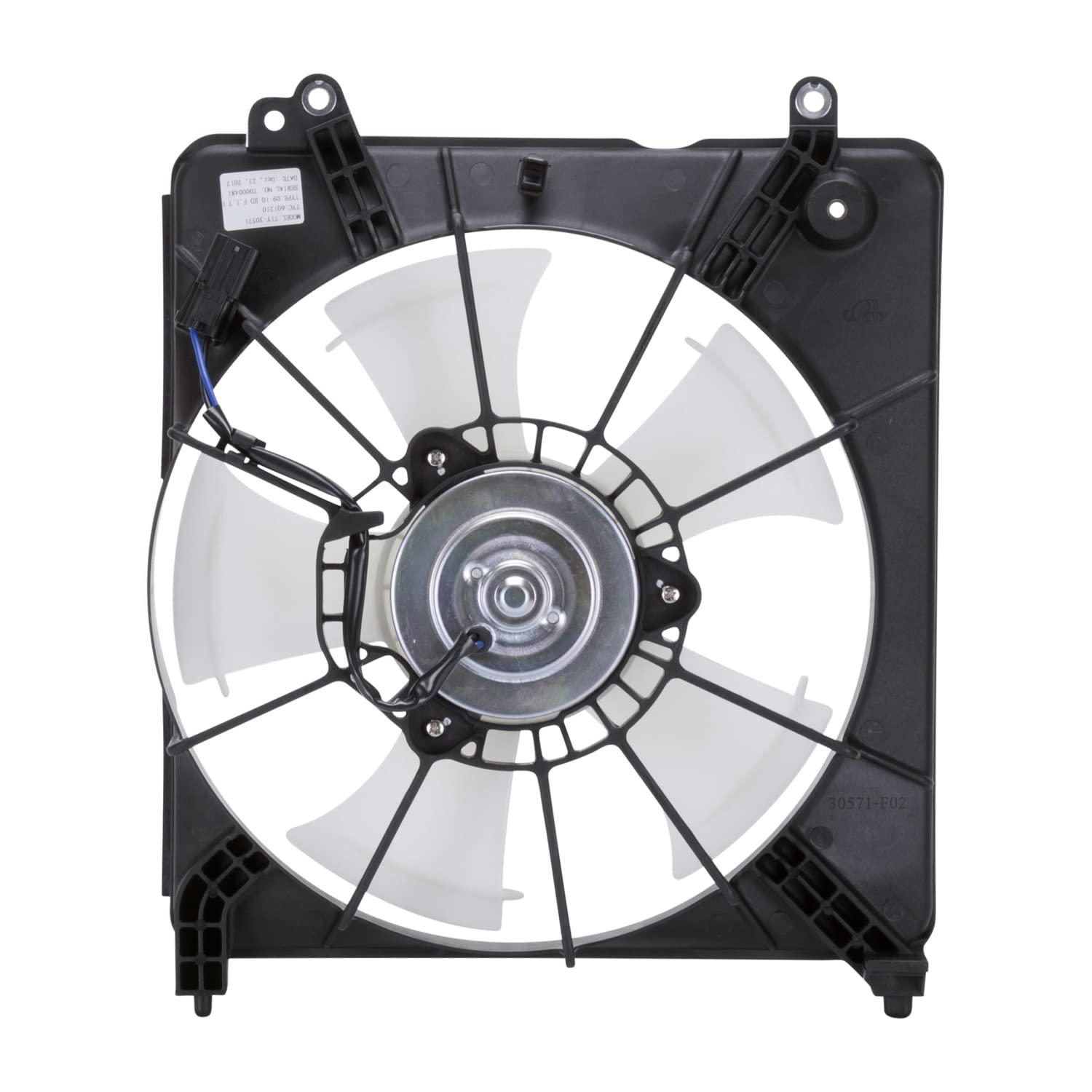 Honda Fit TYC 601210 Replacement Radiator Cooling Fan Assembly