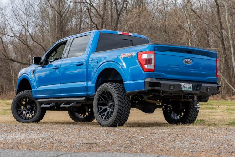 Dual Rough Country Cat-Back Exhaust for 2021-2024 Ford F-150 2WD/4WD - 96018