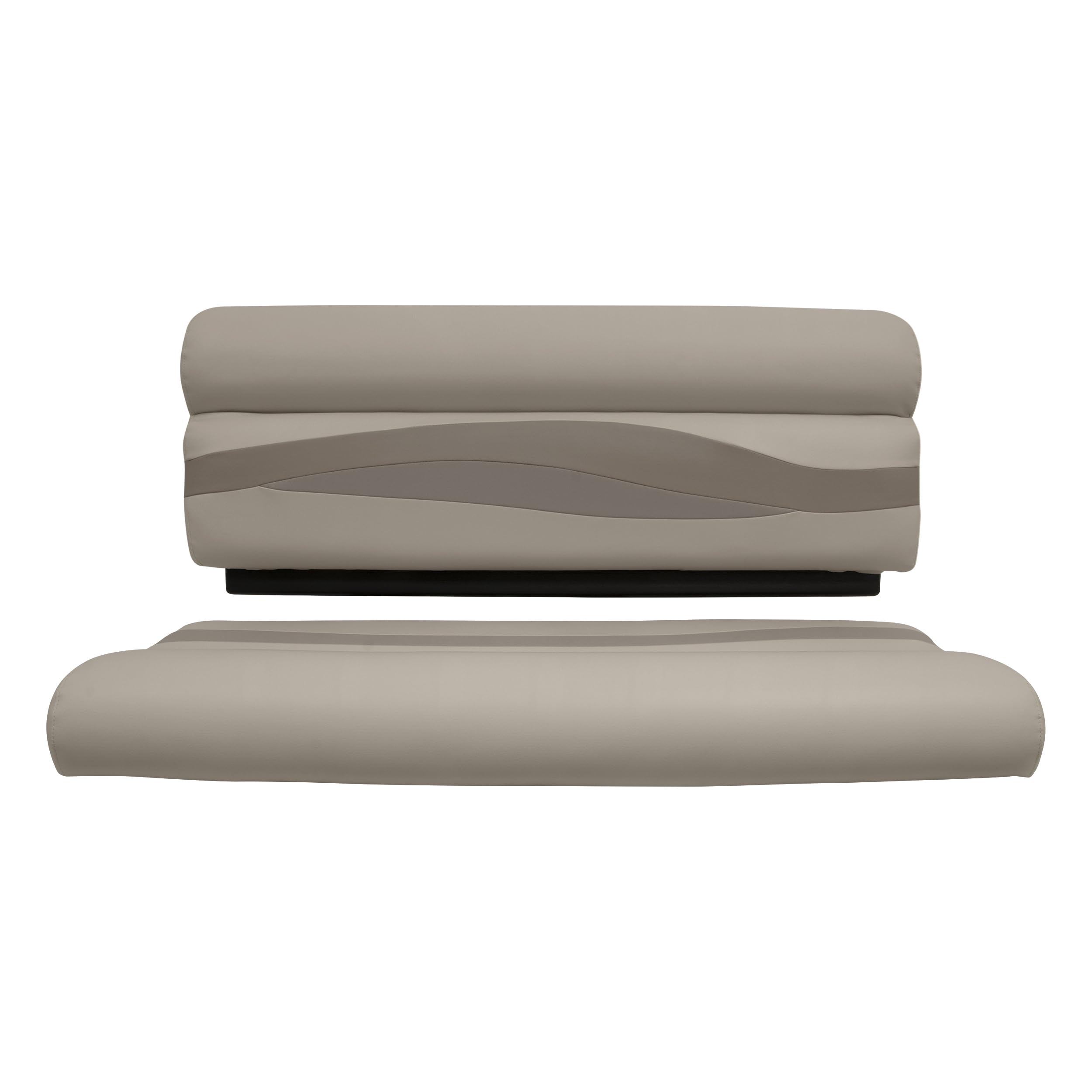 Wise Premier Series BM1145-1749 Pontoon 50" Bench Seat Cushion Set, Mocha Java/Café/Mushroom
