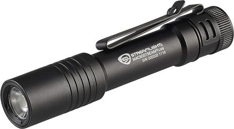 Streamlight MacroStream 66320 USB 500-Lumen 2000-Candela Rechargeable Compact EDC LED Flashlight with USB Cable, Black