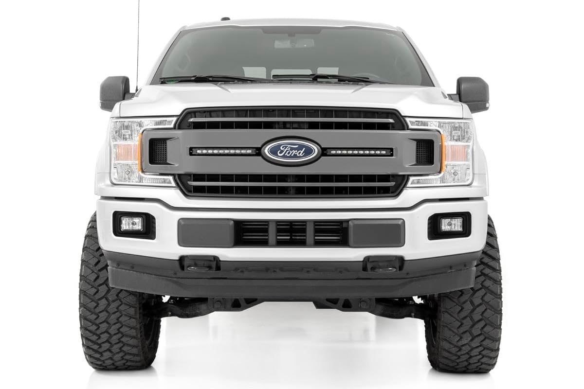 10" Rough Country Black Series Slimline CREE LED Light Bars | Pair - 70410ABL