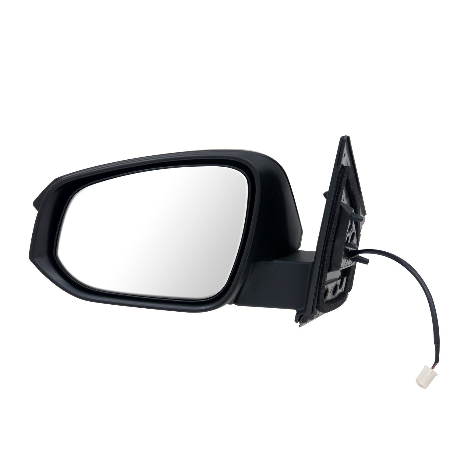 Mirror Driver Side for Toyota RAV4, Textured Black, Foldaway, Power, Driver Side