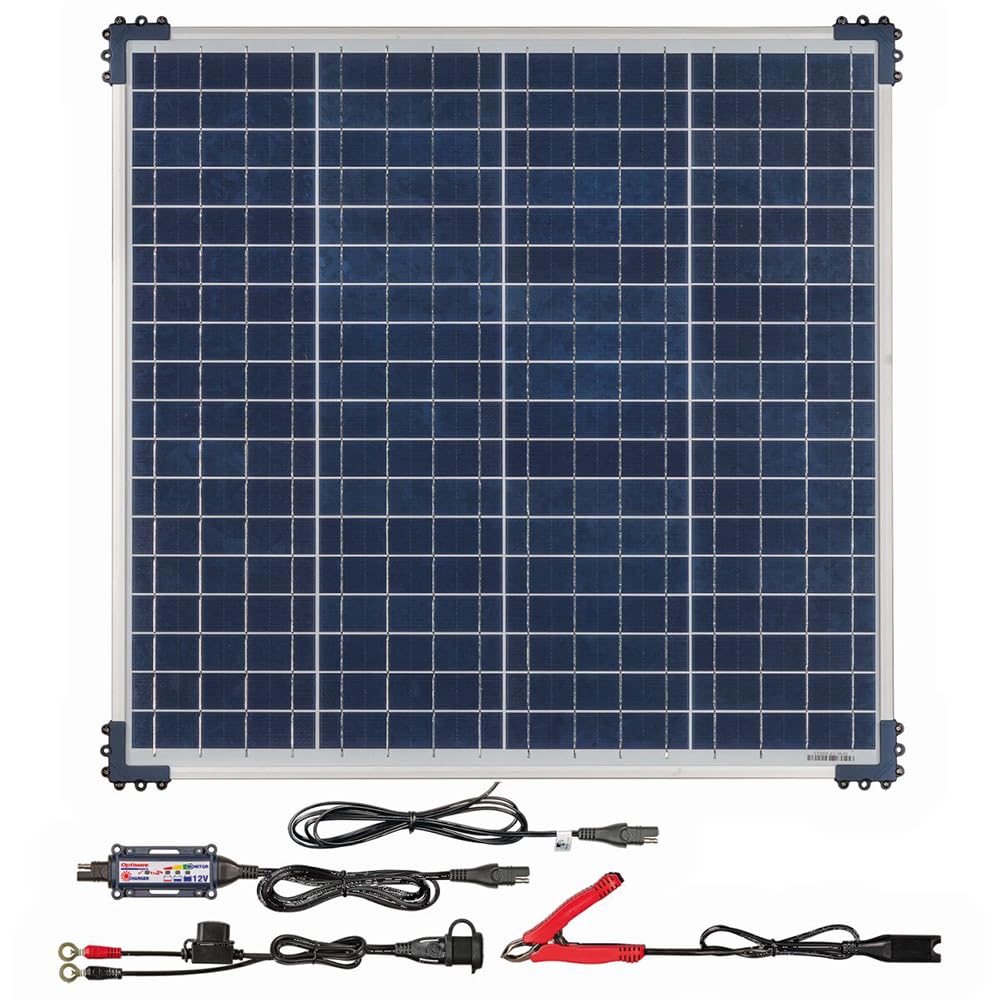 Solar OptiMATE 60W, TM-523-6, 6-step 12V 5A sealed battery saving charger & maintainer