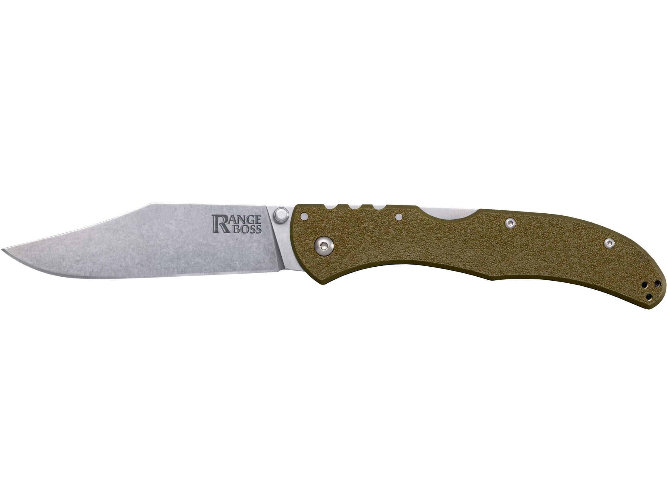 Cold Steel OD Green Handle Range Boss, 9 1/4" Overall, 4" Blade