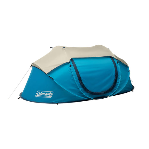 Coleman Instant Pop-Up Tent Sets Up in 10 Seconds, Portable & Lightweight 2/4 Person Weatherproof Camping Tent with Adjustable Rainfly