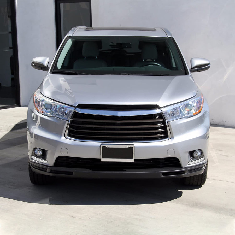 Fog Lights SPEC-D TUNING with LED Strip + Bulbs Compatible with 2014-2016 Toyota Highlander, L+R Pair Assembly