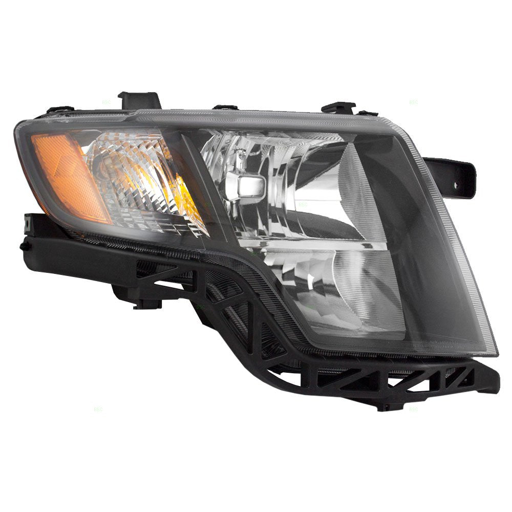 Headlight Headlamp Passengers Replacement with Black Bezel for Ford SUV 9T4Z 13008 C