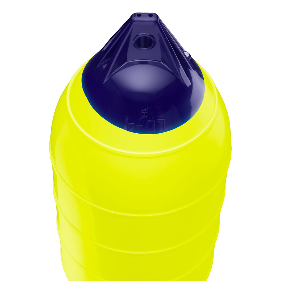 Polyform Low Drag Buoy LD-4 Standard Blue Ropehold - Saturn Yellow Series