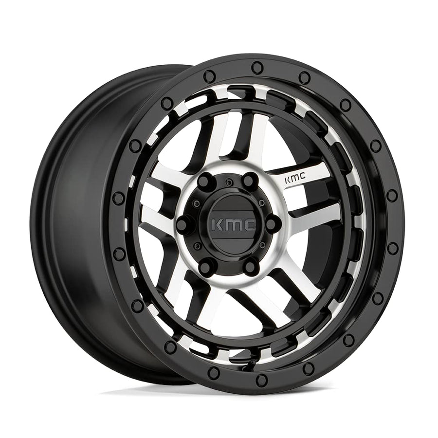 KMC 17X8.5 KM540 5X5.0 S-BLK MACH 18MM - KM54078550518