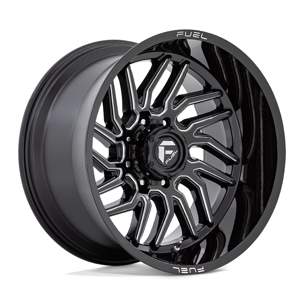 D807 HURRICANE FUEL OFF-ROAD 22X12, 8X170, 4.77, 44mm GLOSS BLACK MILLED - D80722201747