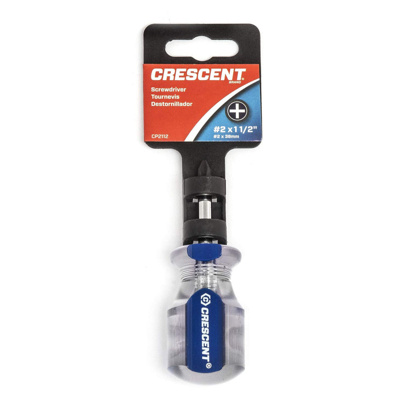 Crescent 1-1/2" Phillips® Acetate Stubby CP2112#2 Screwdriver