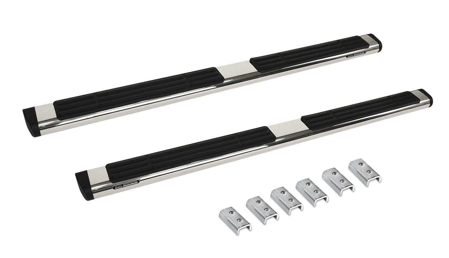 Go Rhino 6" Sidesteps & Brackets OE Xtreme | Stainless Steel, Polished | 686409980PS | Fits 2009-2014 Ram & Dodge Ram 1500 Quad Cab Pickup