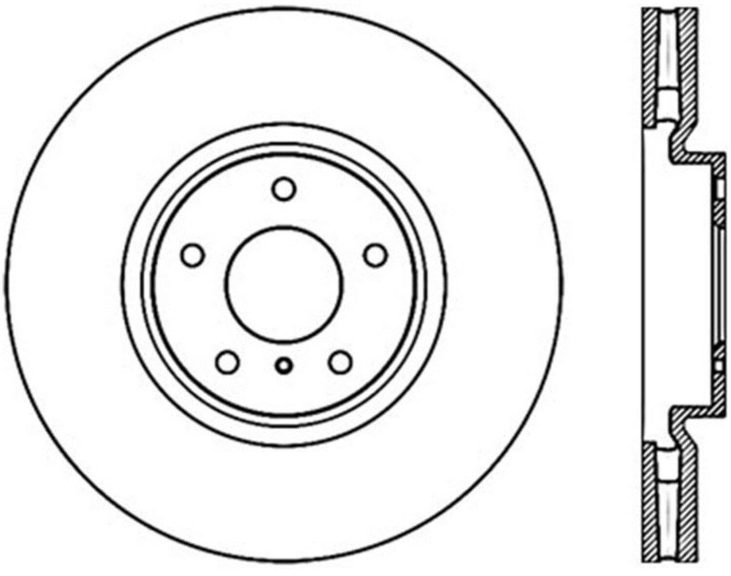 Centric Brake Rotor 120.42095 Premium