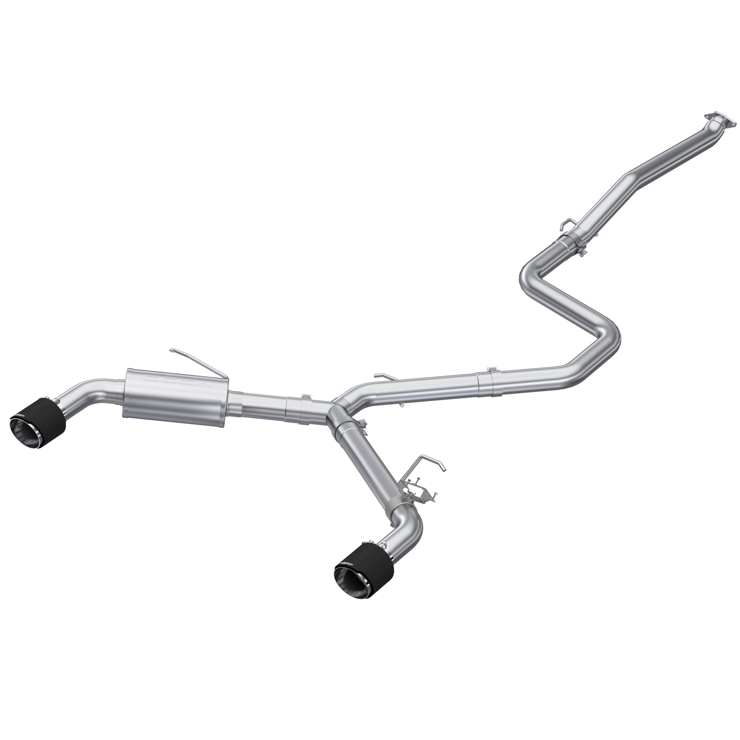 22-23 Hyundai Elantra N MBRP 2.0L Turbo T304 5in OD CF Tips Dual Outlet 3in Cat Back Exhaust