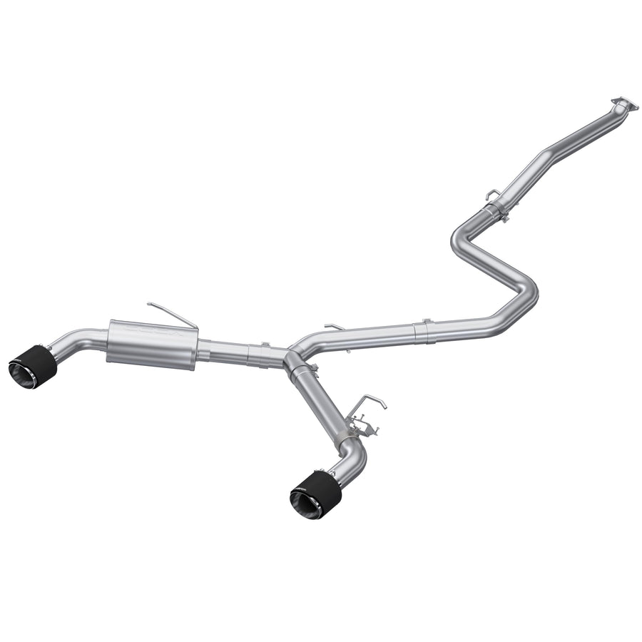 22-23 Hyundai Elantra N MBRP 2.0L Turbo T304 5in OD CF Tips Dual Outlet 3in Cat Back Exhaust