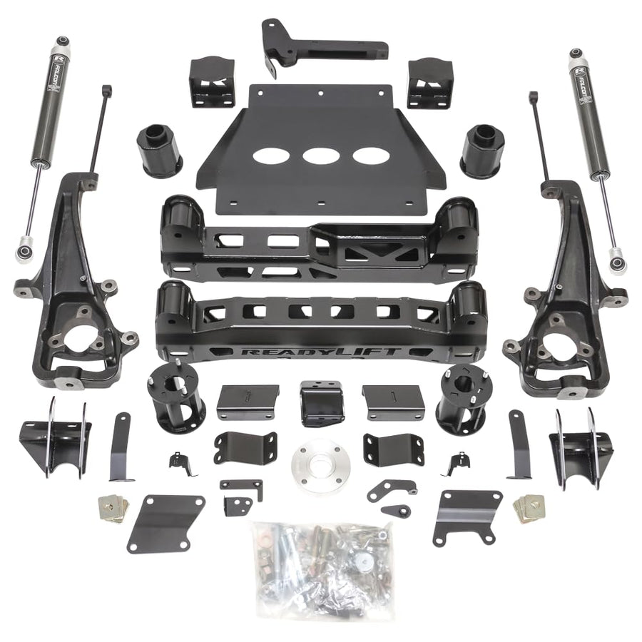 6.0'' ReadyLIFT Lift Kit With Factory Air Suspension and 22" Wheels Big Bore Kit W/Falcon 1.1 Monotube Shocks For Dodge/Ram 1500 4WD
