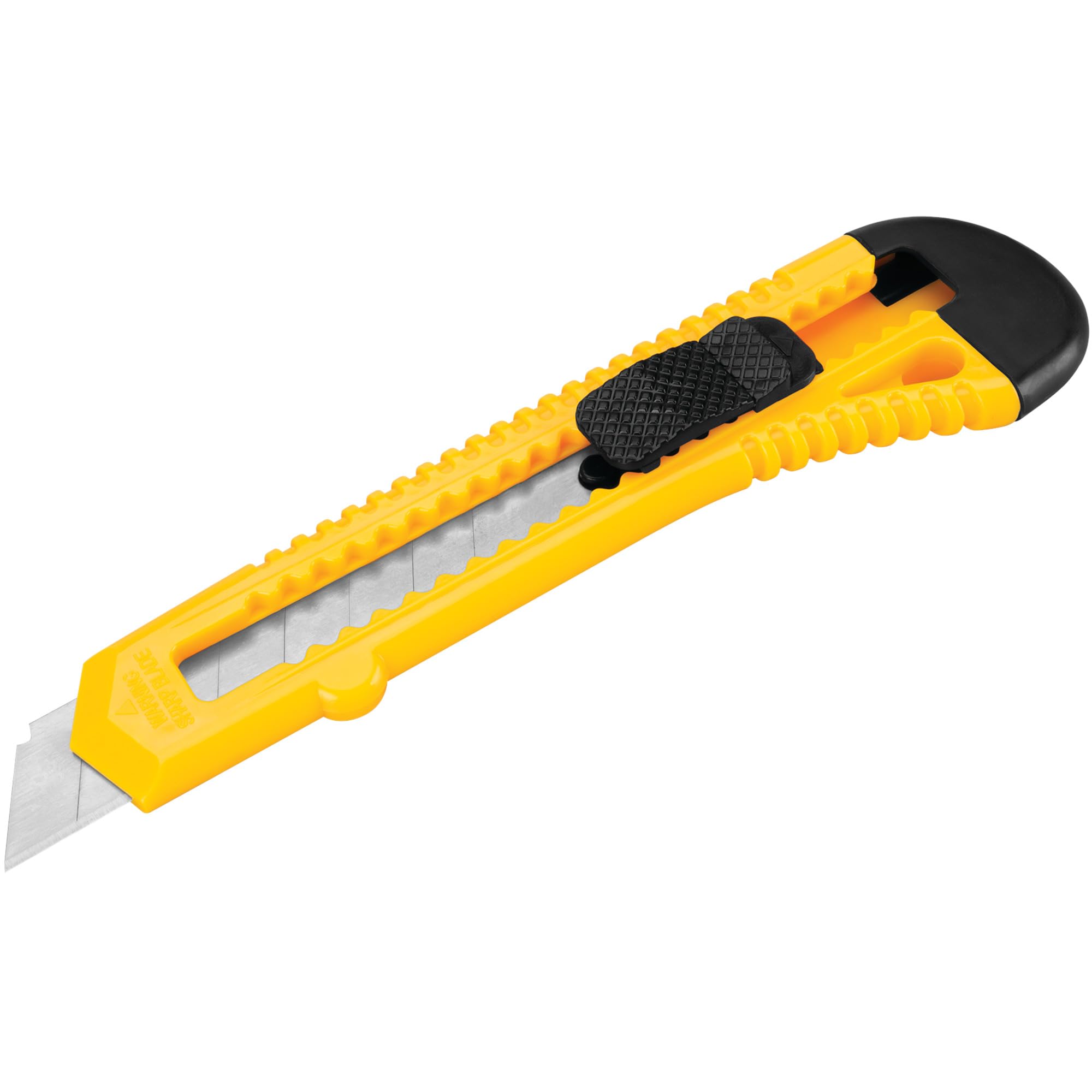 Retractable Blade Utility Knife Performance Tool 20119 with Automatic Lock - Detachable End Cap for Safe Blade Tip Breakage