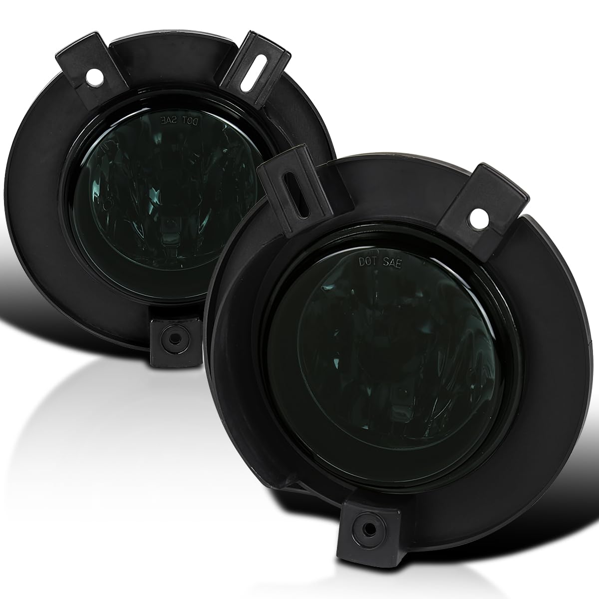 Fog Lights Spec-D Tuning Smoke Lens + H10 Bulbs Included Compatible with 2001-2003 Ford Explorer Sport Trac L+R Pair Assembly