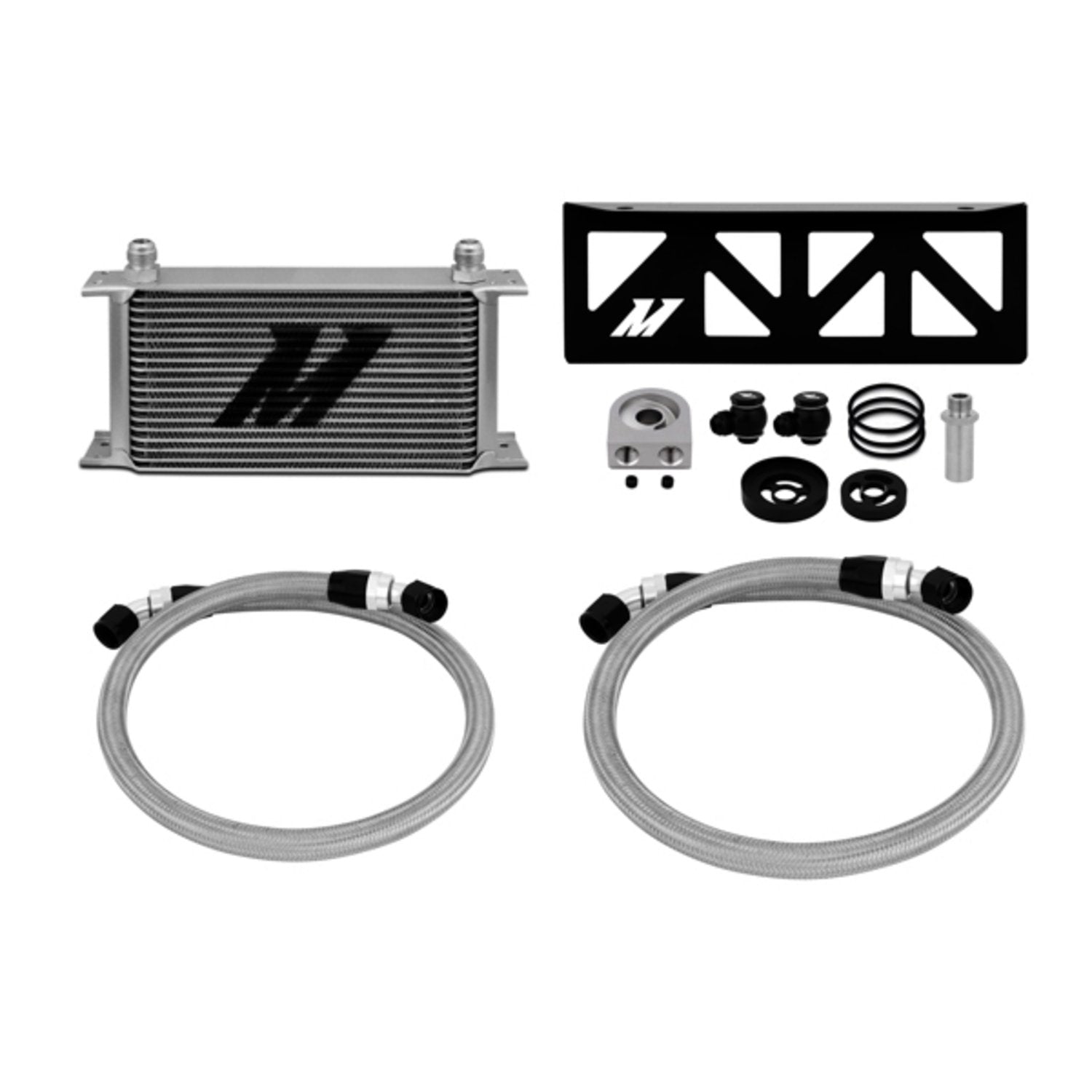 Mishimoto Oil Cooler Kit MMOC-BRZ-13 Fits Subaru BRZ Scion FR-S 2013+ Silver