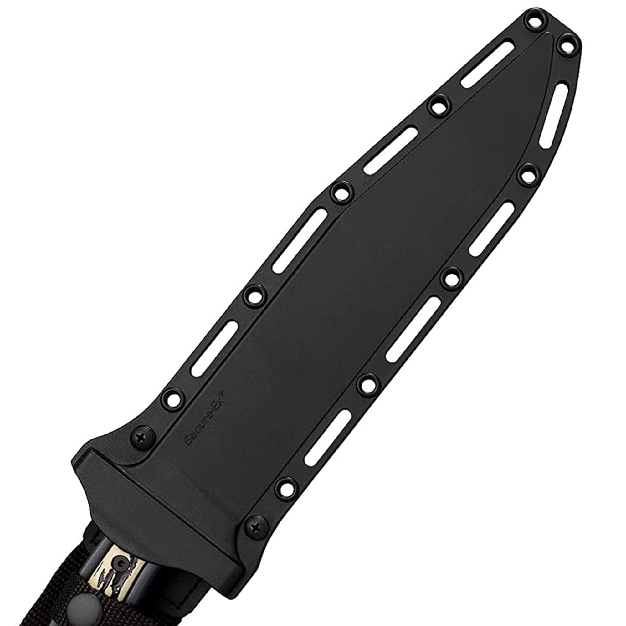 Cold Steel Bowie Drop Forged 52100 Steel Single-Piece 9.5" Clip Point Blade 4.625" Handle Fixed Blade Knife w/Secure-Ex Sheath