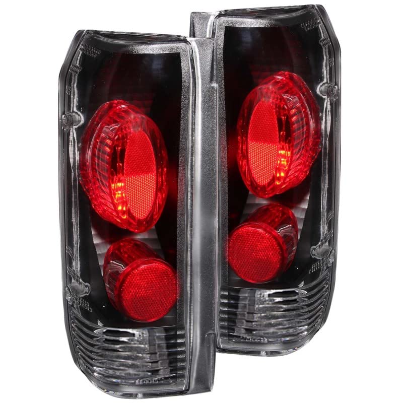 Black Euro Tail Light Set-Clear Lens ANZO USA 211062