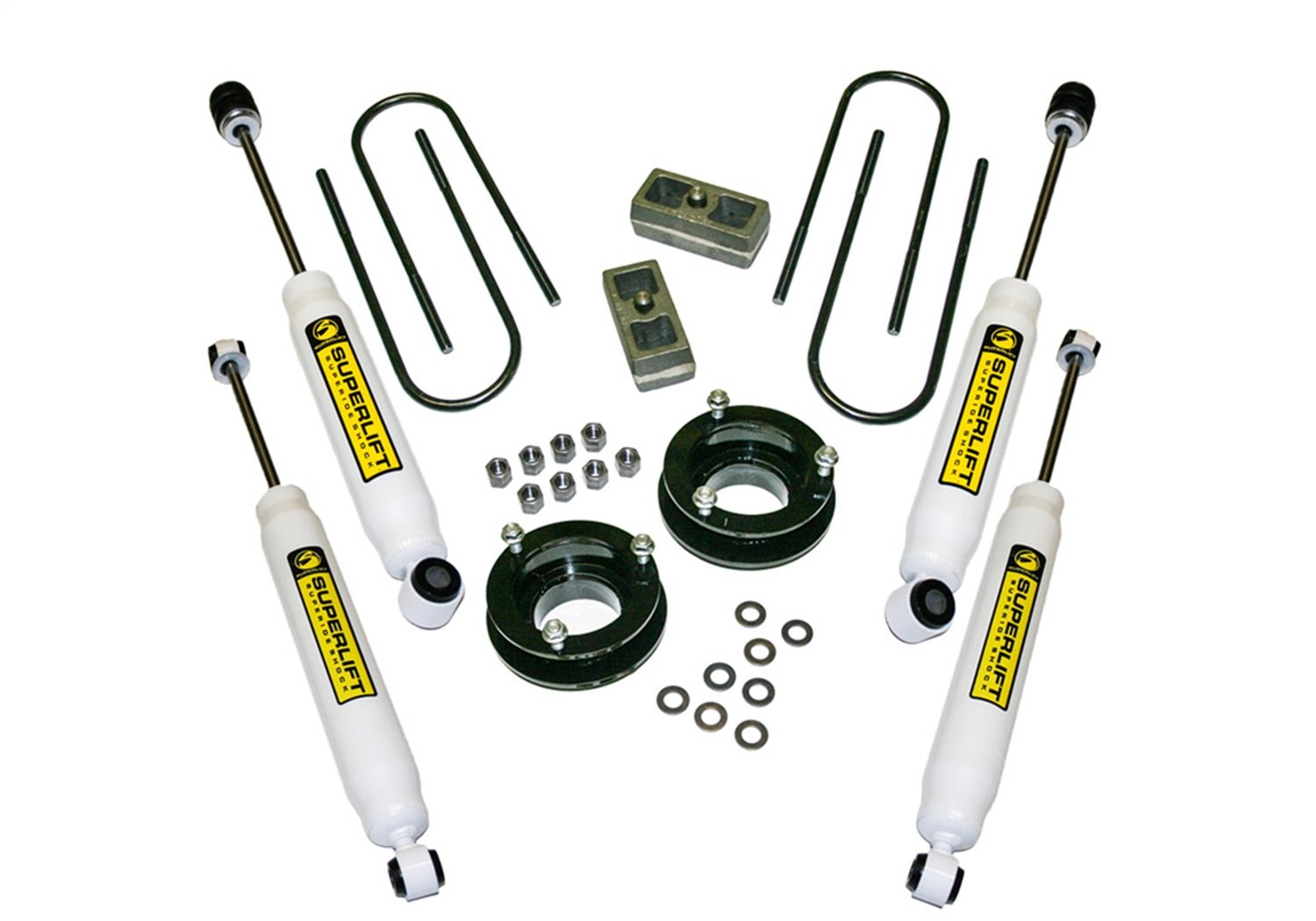 SUPERLIFT SUSPENSION RealTruck 2" Lift Kit for Dodge RAM 2500/3500 | Complete Lift Kit with Front & Rear Shadow Series Shocks | K1005 | Fits 2003-2013 RAM 2500 / 3500 4WD