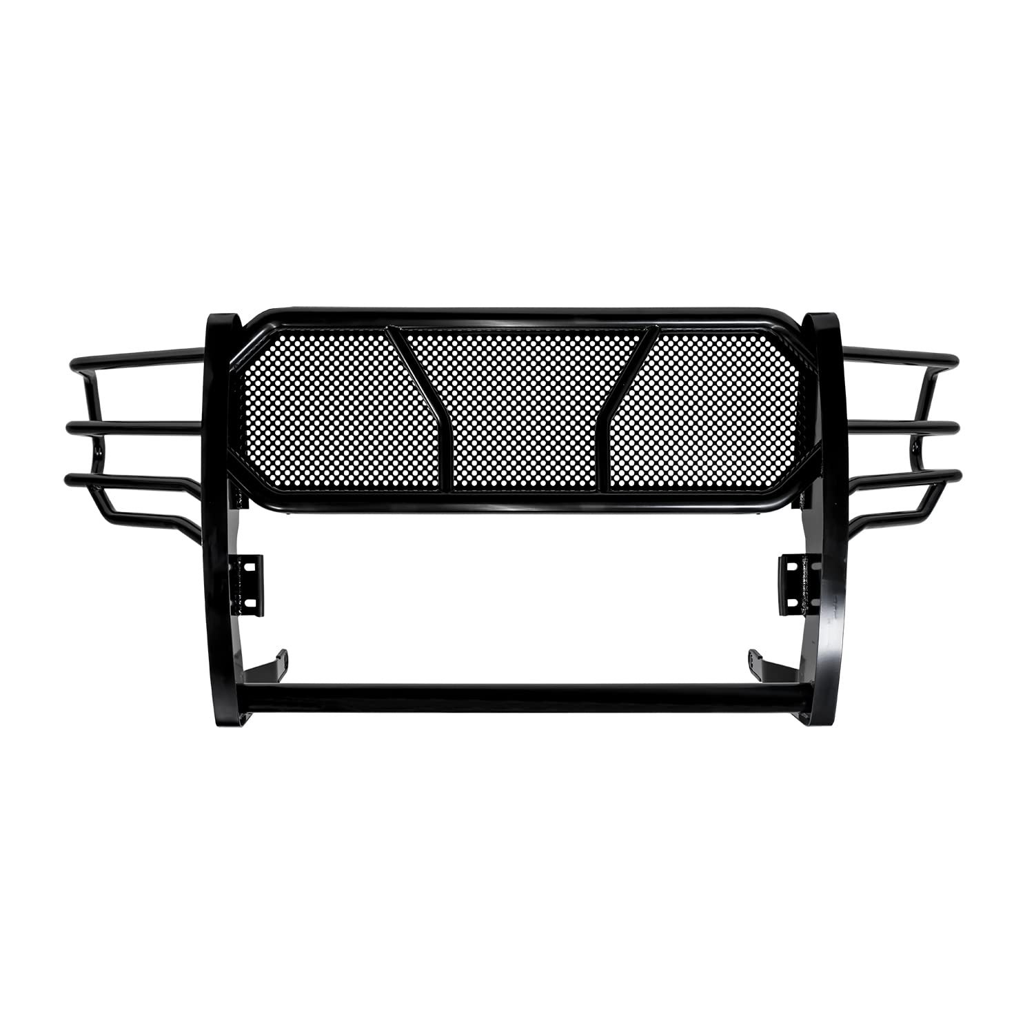 Grille Guard TrailFX with Brush Guard Fits Ram 2500 2010-2018 Extreme HD Black 1-Piece Steel DualStage Gloss Black Powder Coat Bolt-On Grille Guard 2720229103