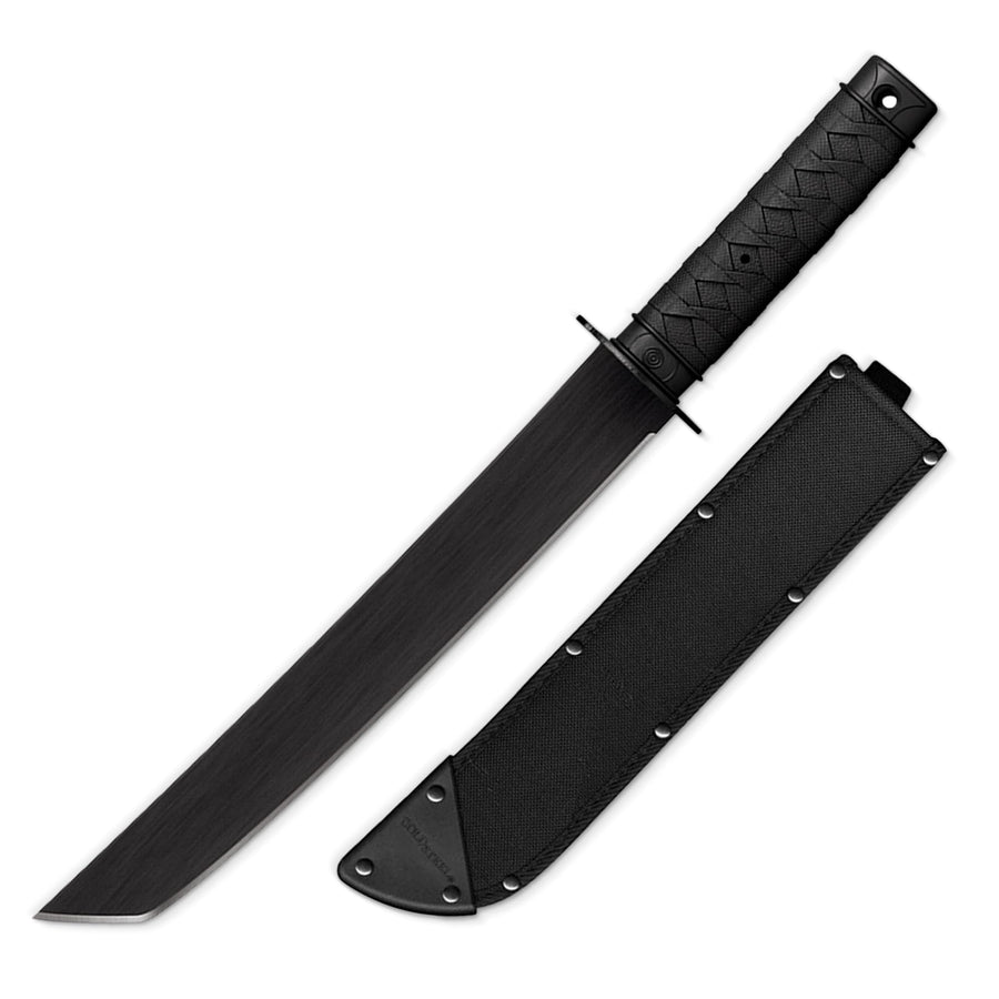 Cold Steel Tanto Tactical Machete 19-3/8" Length, Black, 13", One Size