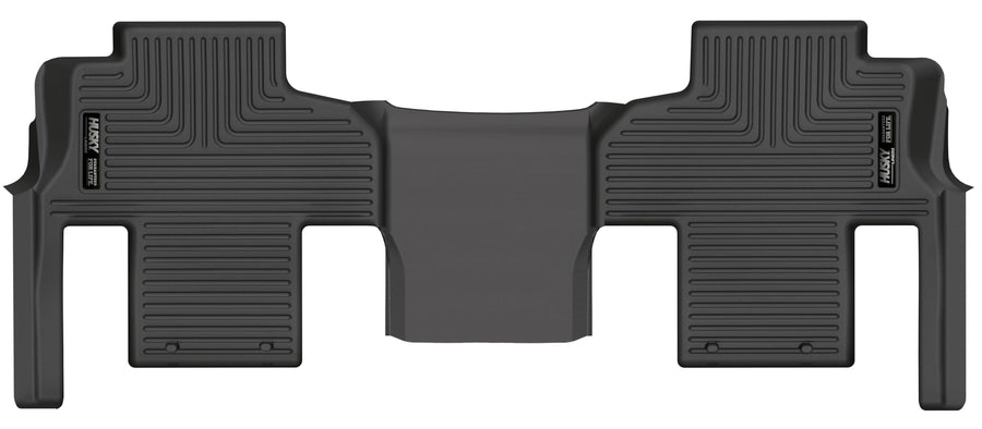 Husky Liners Floor Mats Weatherbeater | Fits 2022-2025 Jeep Grand Wagoneer & Wagoneer w/ 2nd Row Bench Seats | 2nd Row, 1-pc Black - 11431