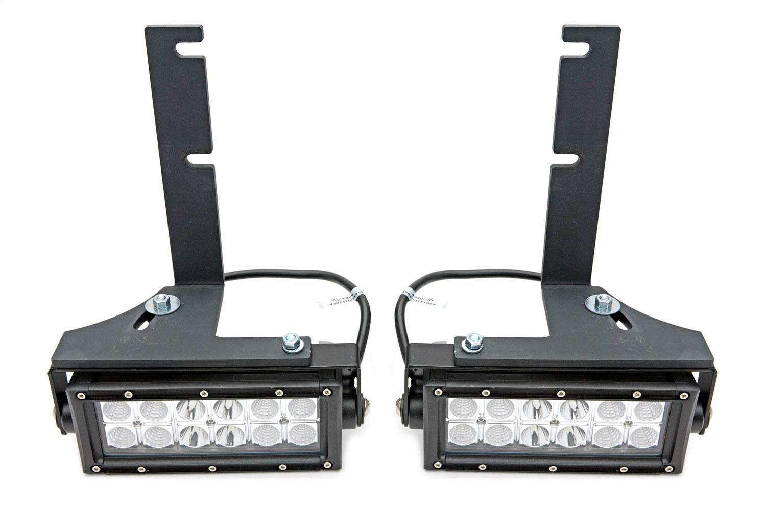 ZROADZ LED Mounting Bracket & Kit Rear Bumper - Compatible w/ 2015-2019 Chevrolet Silverado 2500, 3500 Non-Diesel - with (2) 6 Inch ZROADZ LED Lights (Included) with Wiring Harness - PN Z381221-KIT