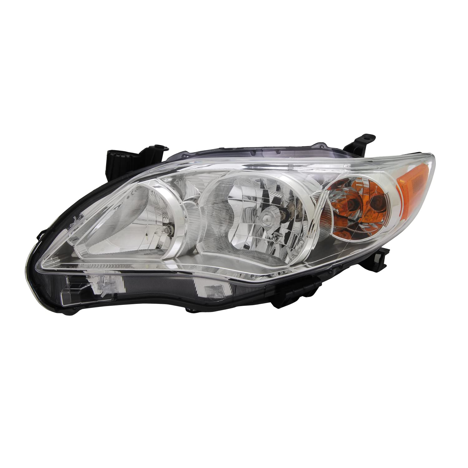 Left TYC Headlight Assembly Compatible with 2011-2013 Toyota Corolla