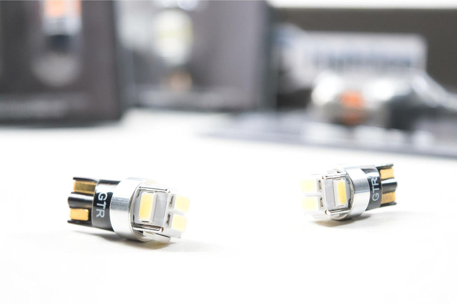 GTR Lighting LED Bulb, 6-Chip Amber Canbus Compatible T10/194, Universal Upgrade Interior Map & Dome Lights, or Exterior Cargo & License Plate Bulbs, Ultra Bright Plug and Play. (1x GTR.LED313)