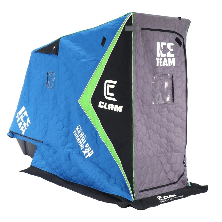 Kenai XT CLAM Ice Team Thermal Ice Fishing Shelter, 1-Person