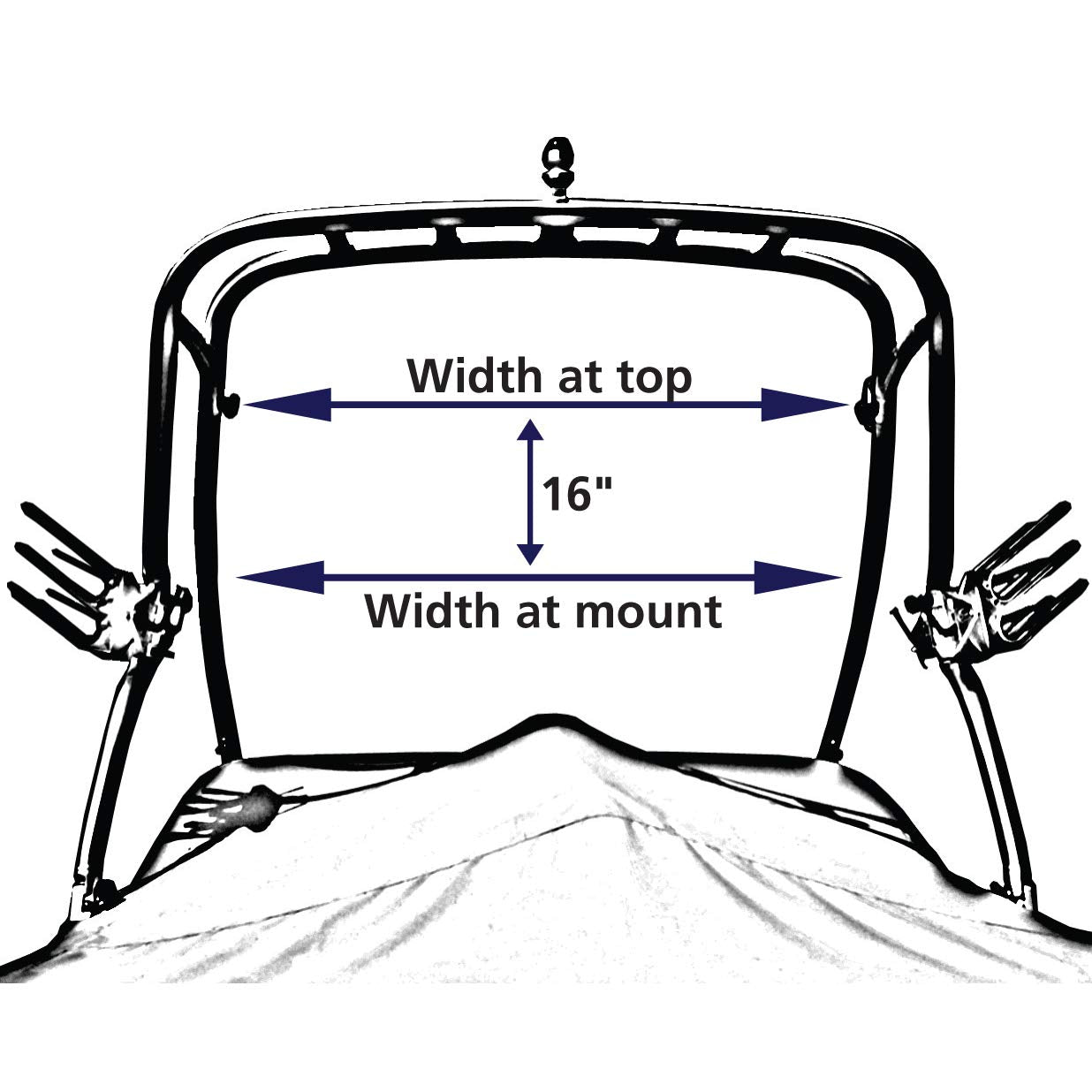 Tower Taylor Made Products Bimini Top 62128