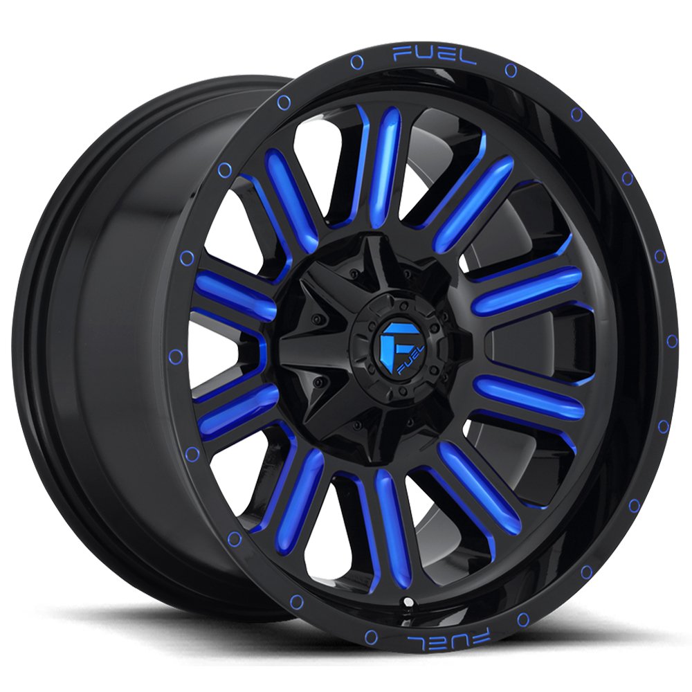 D646 FUEL HARDLINE 1PC Black Wheel with Painted and TPMS Compatible (18 x 9. inches /5 x 114 mm, -12 mm Offset)