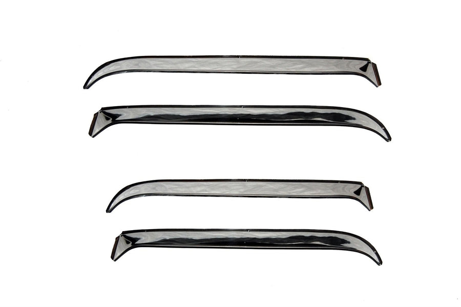 Rain Guards Auto Ventshade [AVS] For Most 1973 - 1991 GM Full Size Trucks and SUV's | Window Vent Visors, 2 pcs. - Stainless | 12059