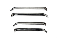Rain Guards Auto Ventshade [AVS] For Most 1973 - 1991 GM Full Size Trucks and SUV's | Window Vent Visors, 2 pcs. - Stainless | 12059