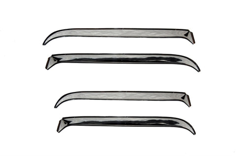 Rain Guards Auto Ventshade [AVS] For Most 1973 - 1991 GM Full Size Trucks and SUV's | Window Vent Visors, 2 pcs. - Stainless | 12059
