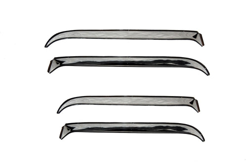 Rain Guards Auto Ventshade [AVS] For Most 1973 - 1991 GM Full Size Trucks and SUV's | Window Vent Visors, 2 pcs. - Stainless | 12059