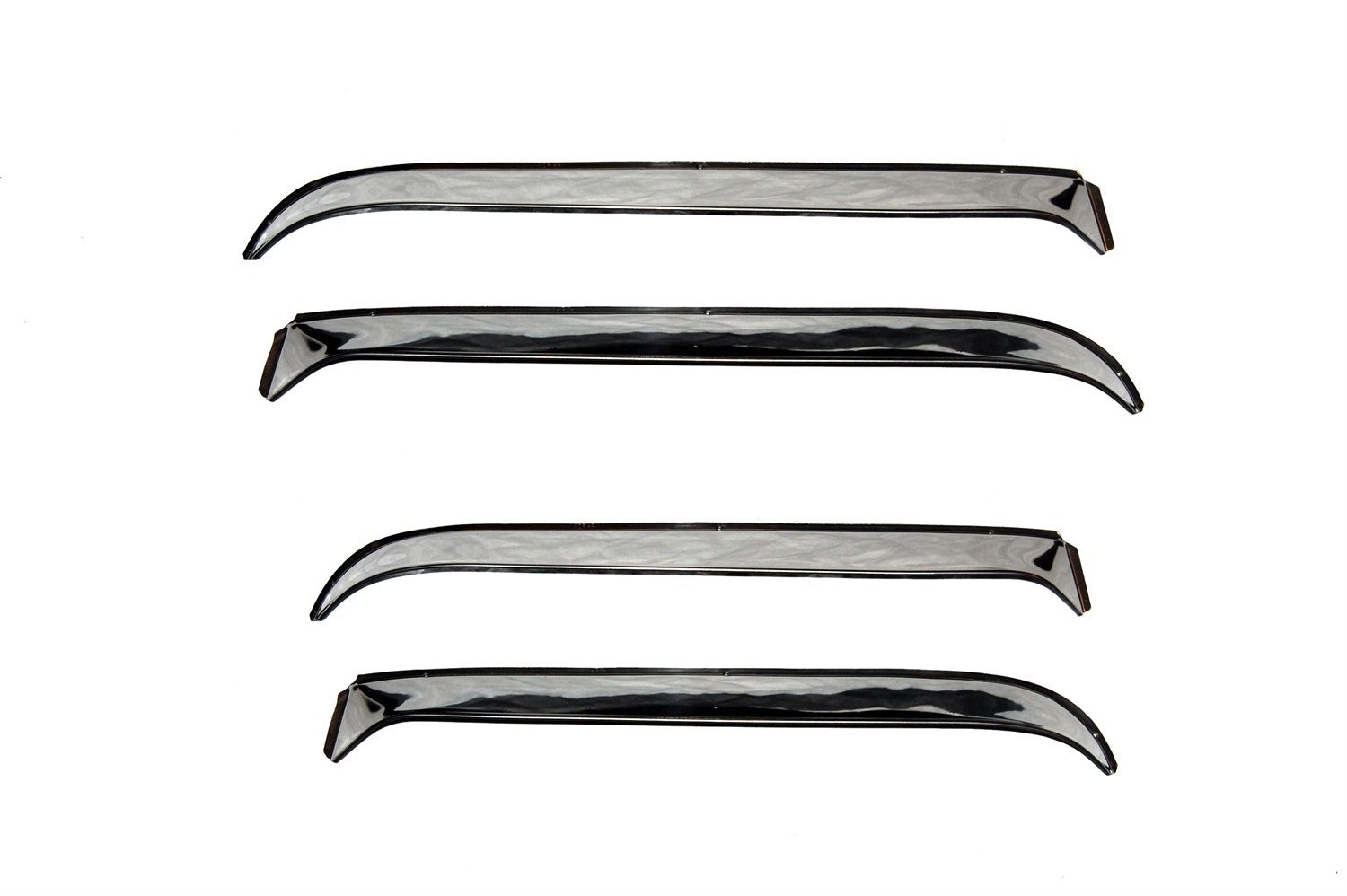 Rain Guards Auto Ventshade [AVS] for 1963-1983 Jeep Wagoneer, 1984-1991 Grand Wagoneer, 4 pcs. | Window Vent Visors - Stainless | 14610
