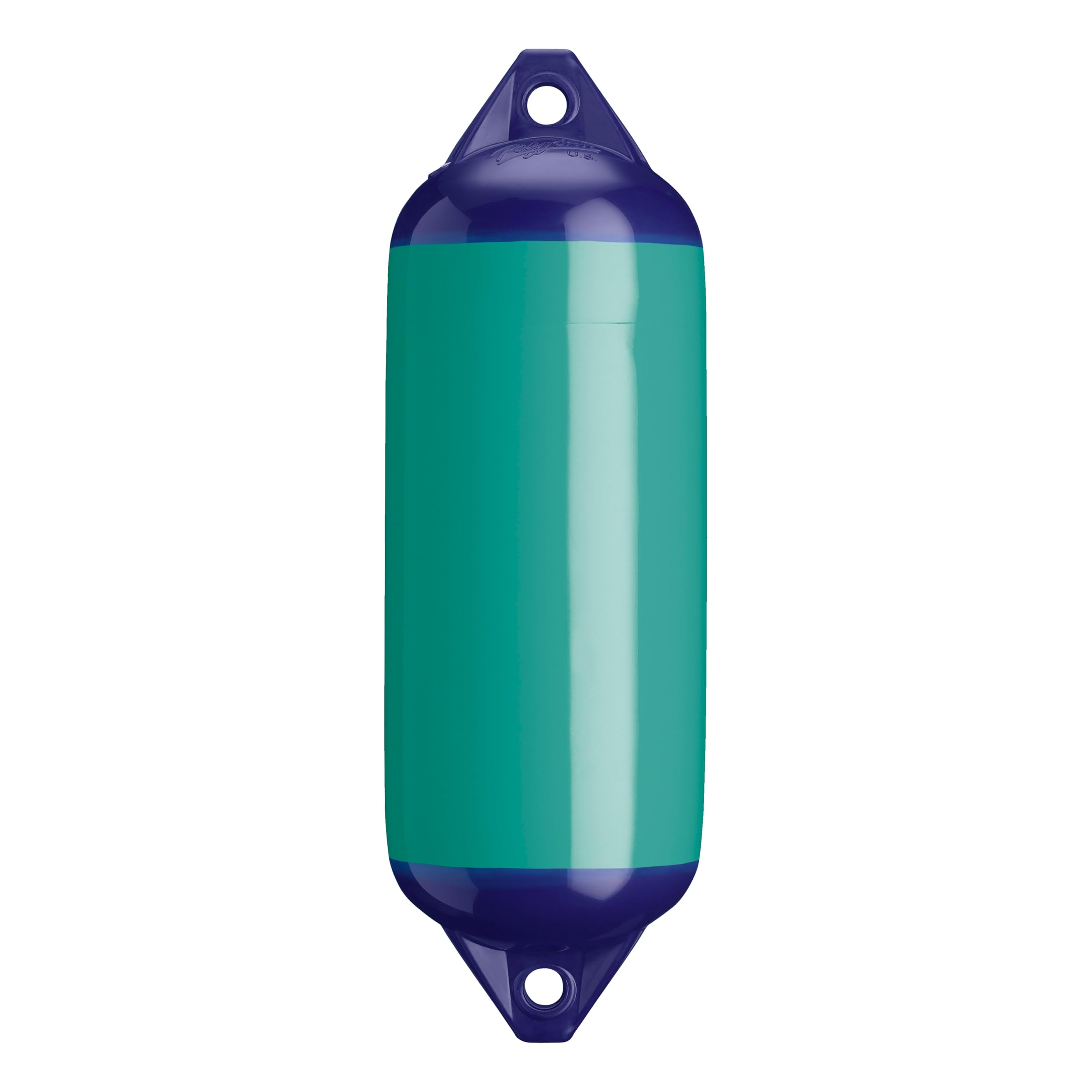 F-2 Standard Polyform Boat Fender Blue Ropehold - Teal