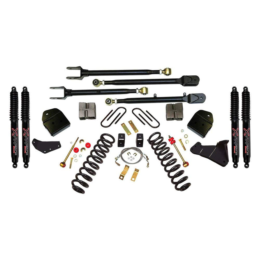 Skyjacker Suspension Lift Kit F54524K-B w/Shock Black MAX Shocks 4 in. Lift 4-Link Conversion