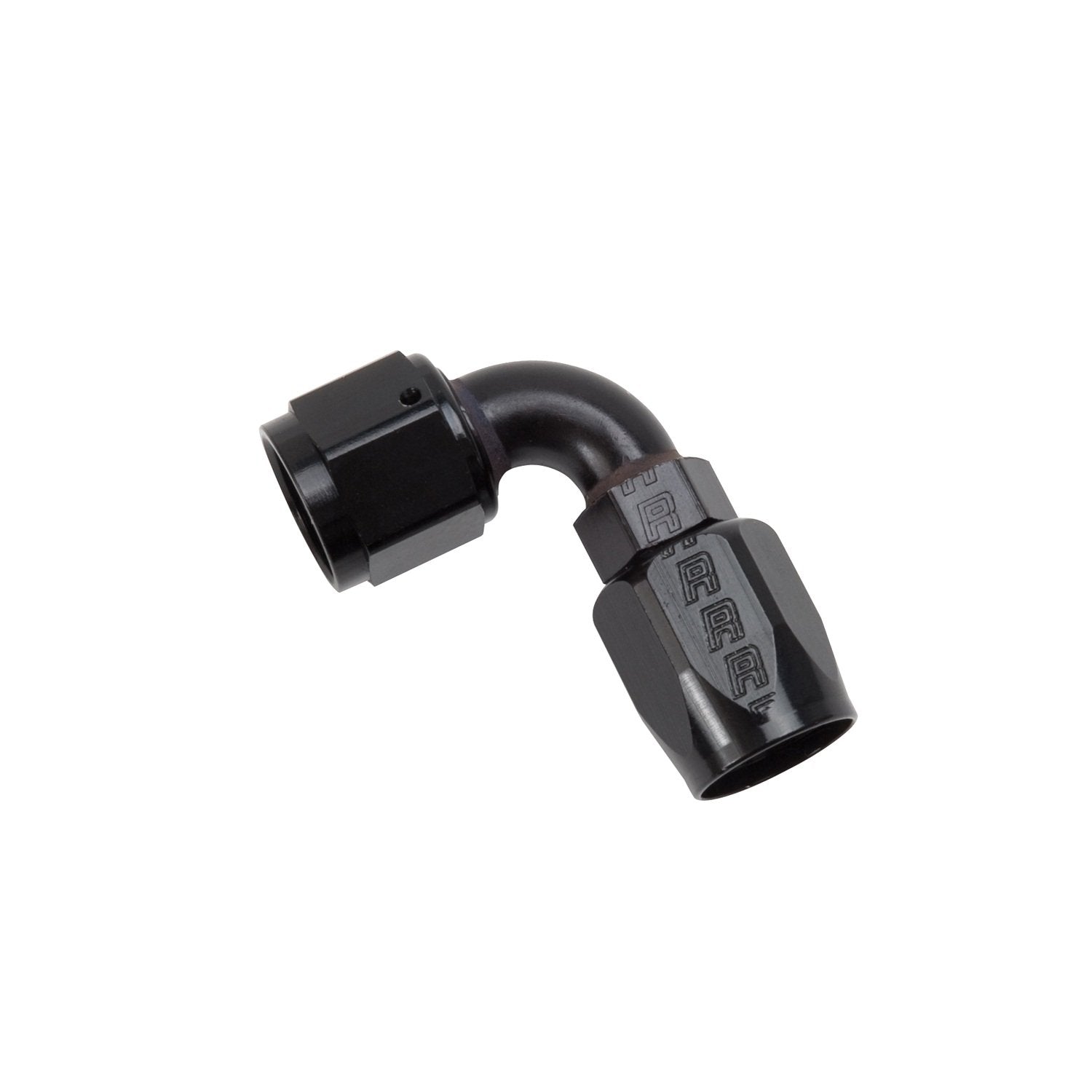 8-AN RUSSELL/EDEL Russell 610175 Black 90° Full Flow Hose End