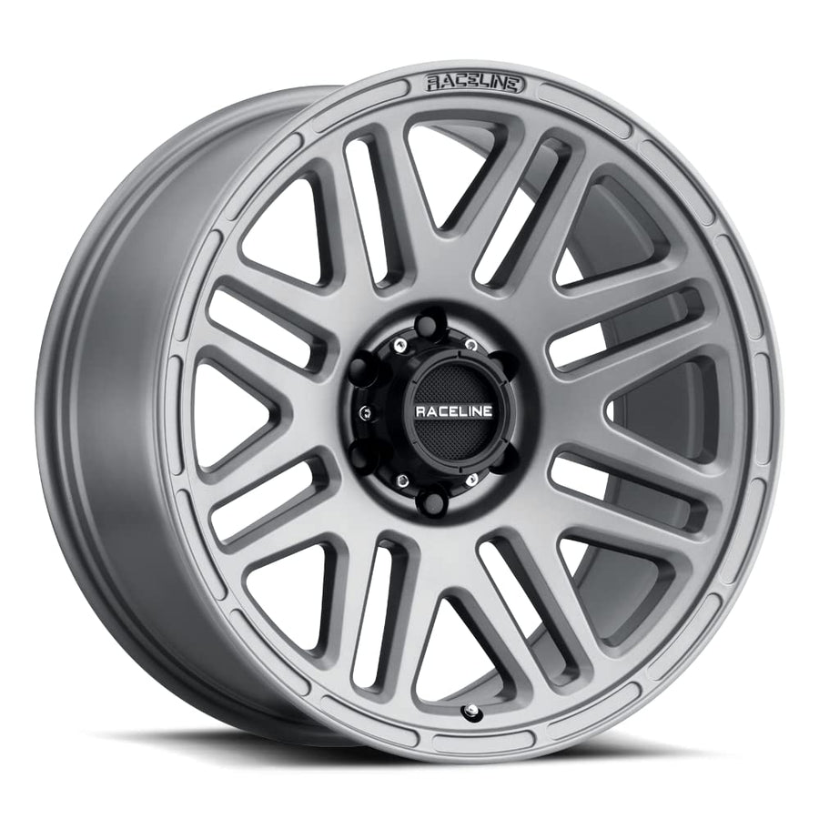 Greystone Raceline Wheels 944GS OUTLANDER Wheel 17X8.5"6X139.7 Bolt Pattern +18mm Offset/(5.46"B/S) Aluminum Passenger Car Wheels, Full Size Replacement Greystone Car Rims