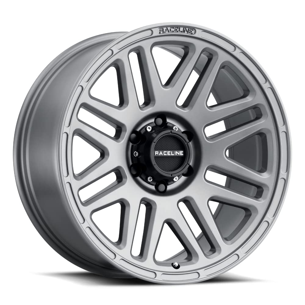 Greystone Raceline Wheels 944GS OUTLANDER Wheel 18X9"8X165.1 Bolt Pattern 0mm Offset/(5"B/S) Aluminum Passenger Car Wheels, Full Size Replacement Greystone Car Rims