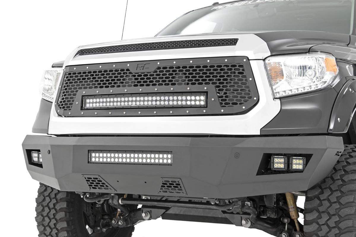 Mesh LED Grille Insert Rough Country for 2014-2017 Tundra | Black Series - 70226
