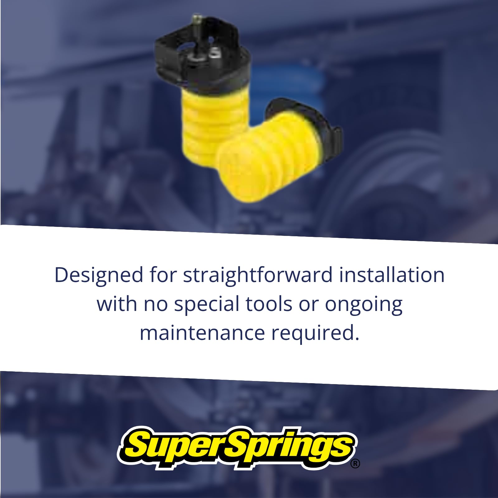 SumoSprings Rear for Ford E-350|E-450, Yellow | SuperSprings SSR-130-54